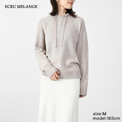 S Max Mara VIRGOLA 캐시미어 털실 푸드 스웨터 