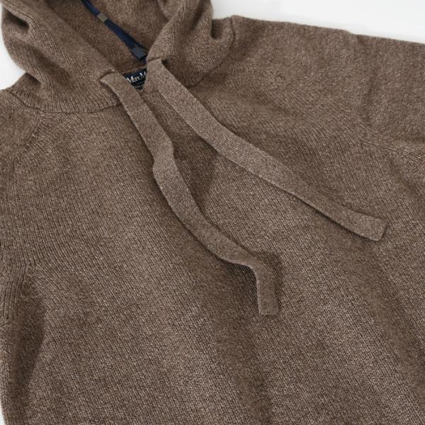 S Max Mara VIRGOLA 캐시미어 털실 푸드 스웨터 