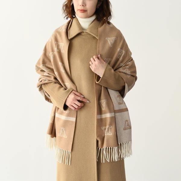 Max Mara WSKLAUSE クラウス ピュア カシミヤ ジャカード ストール
