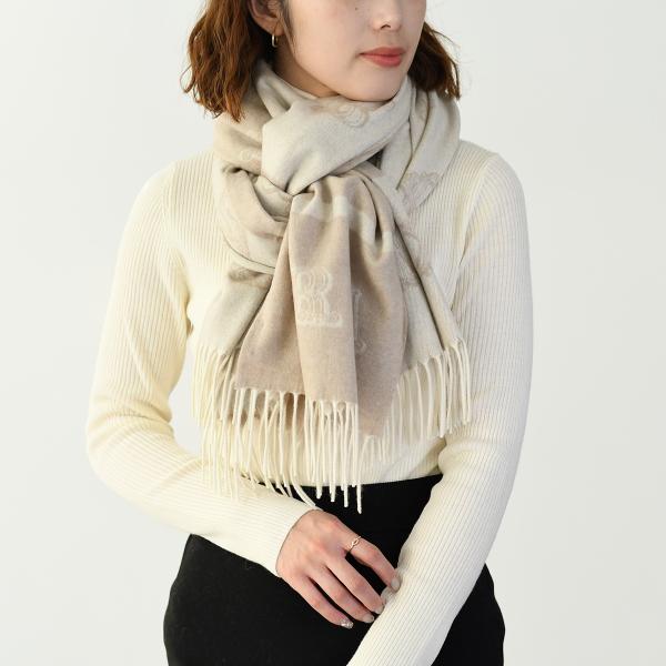 Max Mara WSKLAUSE クラウス ピュア カシミヤ ジャカード ストール