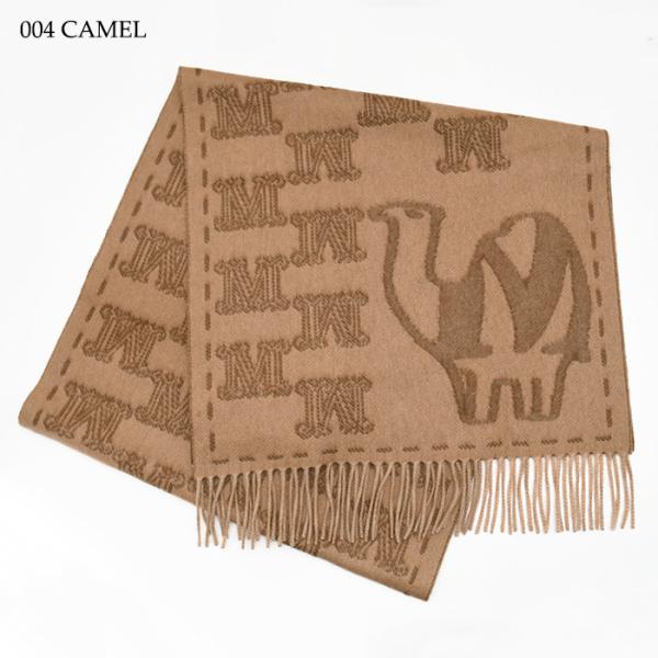 Max Mara マックスマーラ WSTEDDYCAMEL テディキャメル ピュア カシミヤ ジャカード ストール