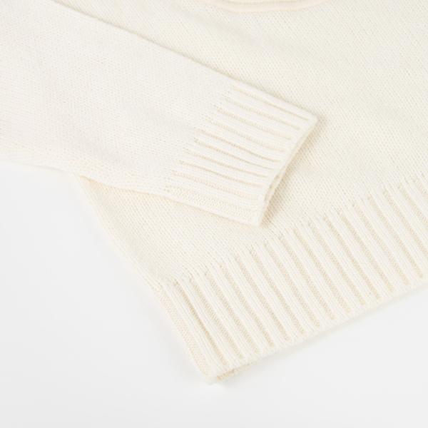 MONCLER embroidered logo wool and cashmere sweater 