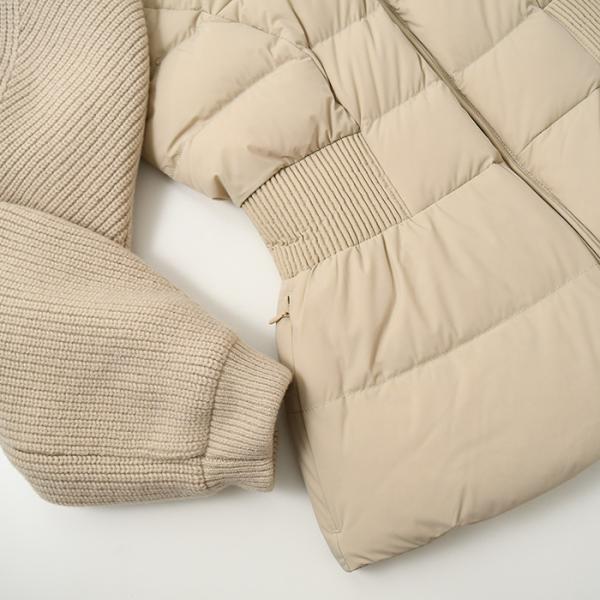 MACKAGE FOXY ribbed knit down jacket 