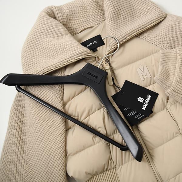 MACKAGE FOXY ribbed knit down jacket 