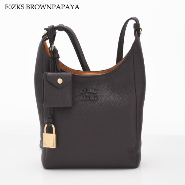 MIU MIU レザーバケットバッグ