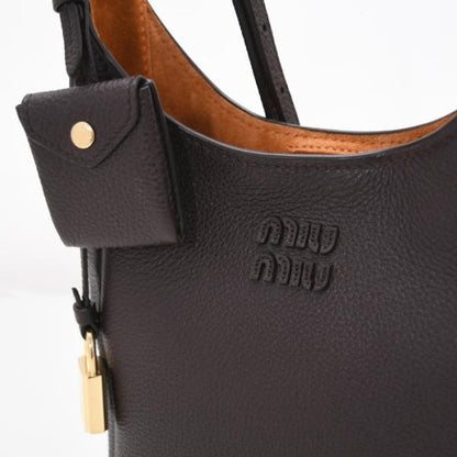 MIU MIU レザーバケットバッグ