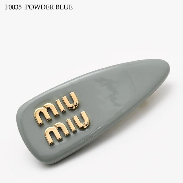 MIU MIU パテントレザー ヘアクリップ