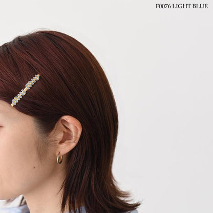 MIU MIU エナメルロゴヘアクリップ