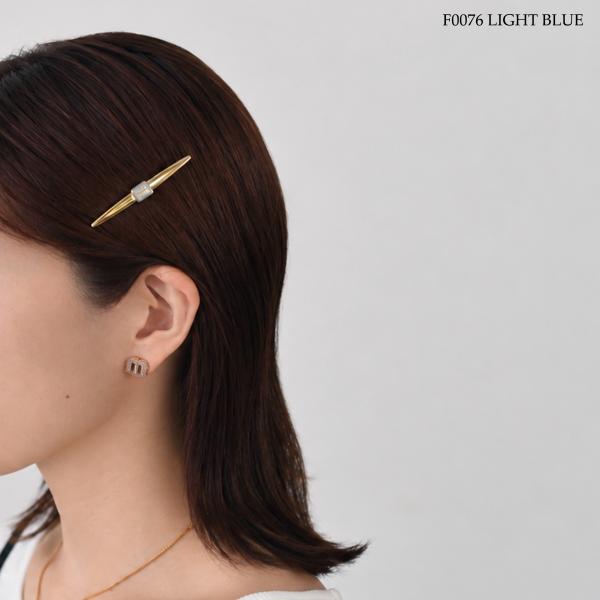 MIU MIU エナメルメタル ヘアクリップ