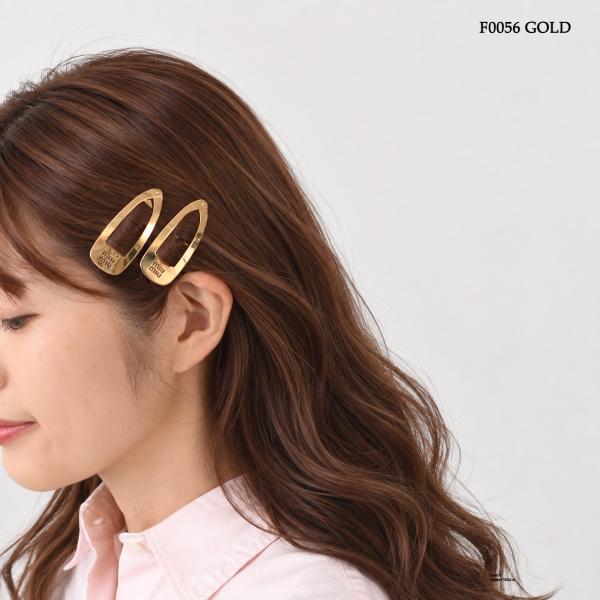 MIU MIU メタルヘアクリップ