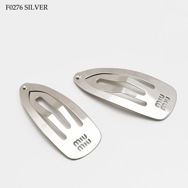 MIU MIU メタルヘアクリップ