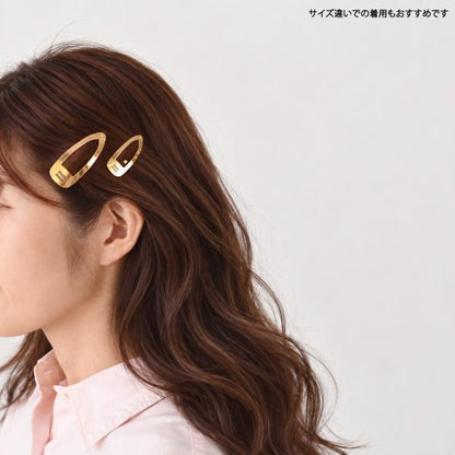 MIU MIU メタルヘアクリップ