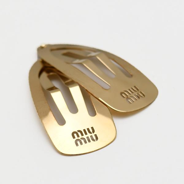 MIU MIU メタルヘアクリップ