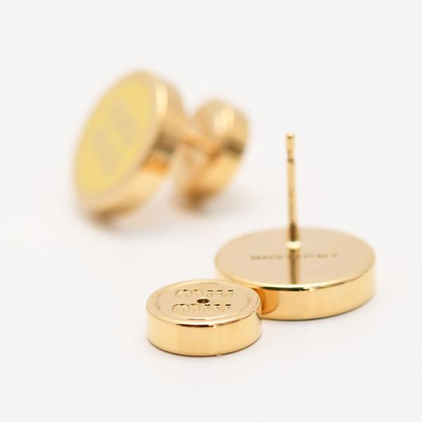 MIU MIU エナメルメタル ピアス