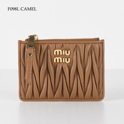 MIU MIU 마테라세 가죽 카드 케이스 