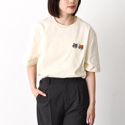 MAISON KITSUNE ダブルFOXパッチクラシックTシャツ