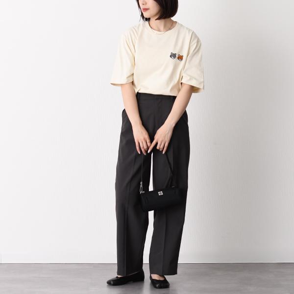 MAISON KITSUNE ダブルFOXパッチクラシックTシャツ