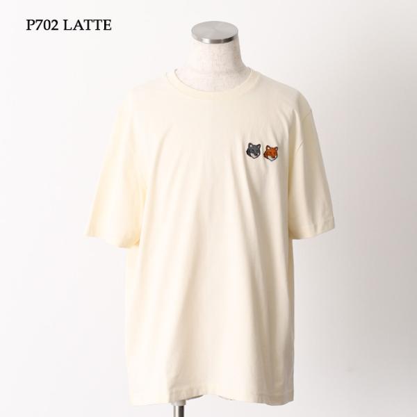 MAISON KITSUNE ダブルFOXパッチクラシックTシャツ