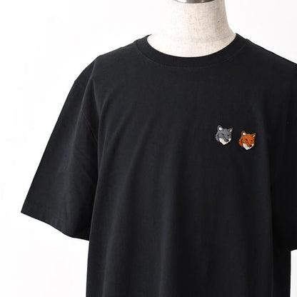MAISON KITSUNE ダブルFOXパッチクラシックTシャツ