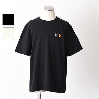 MAISON KITSUNE ダブルFOXパッチクラシックTシャツ