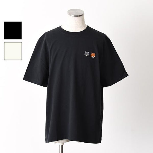 MAISON KITSUNE ダブルFOXパッチクラシックTシャツ