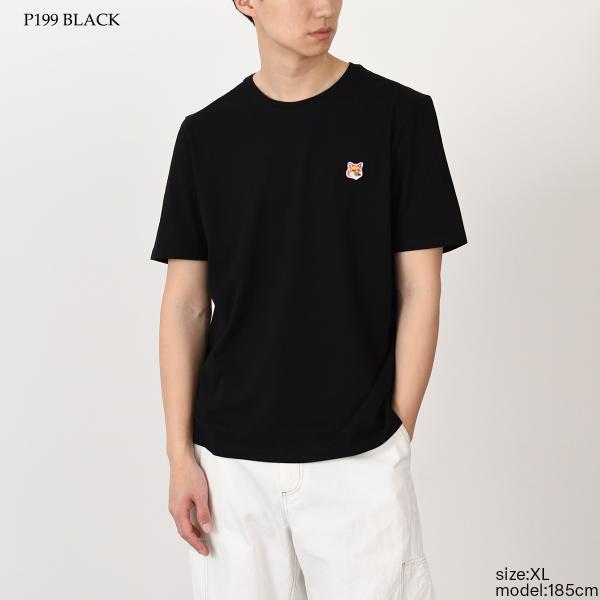 MAISON KITSUNE Fox Head Patch Regular T-shirt 