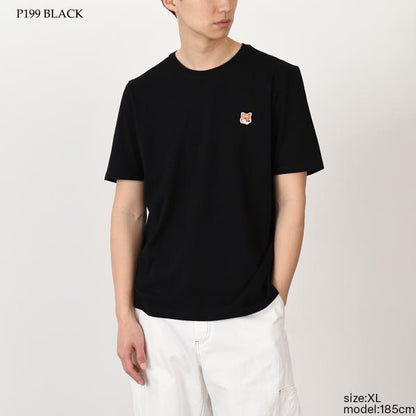 MAISON KITSUNE Fox Head Patch Regular T-shirt 