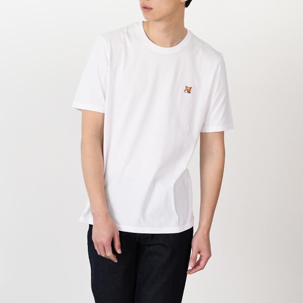 MAISON KITSUNE Fox Head Patch Regular T-shirt 