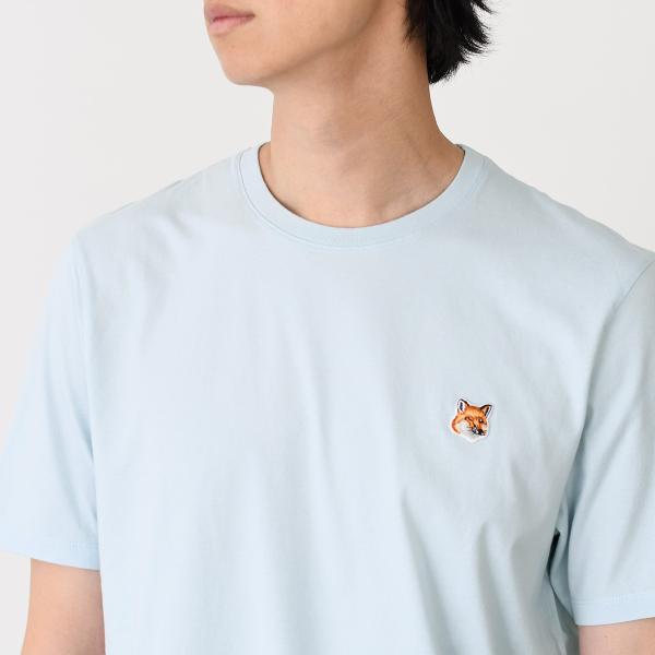 MAISON KITSUNE Fox Head Patch Regular T-shirt 