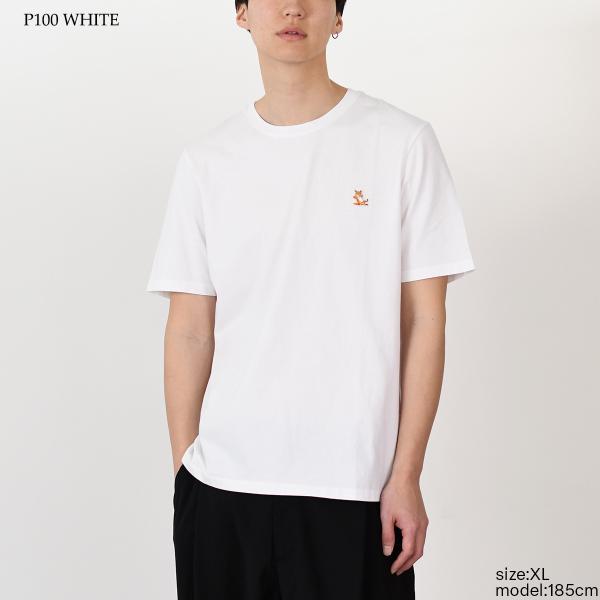 MAISON KITSUNE チラックス フォックス パッチ レギュラー Tシャツ