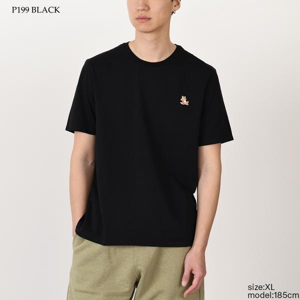 MAISON KITSUNE チラックス フォックス パッチ レギュラー Tシャツ