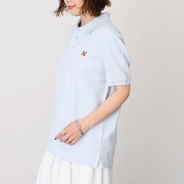 MAISON KITSUNE フォックスヘッド パッチ レギュラー ポロ