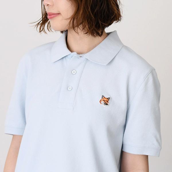 MAISON KITSUNE フォックスヘッド パッチ レギュラー ポロ