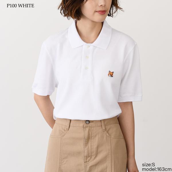 MAISON KITSUNE フォックスヘッド パッチ レギュラー ポロ
