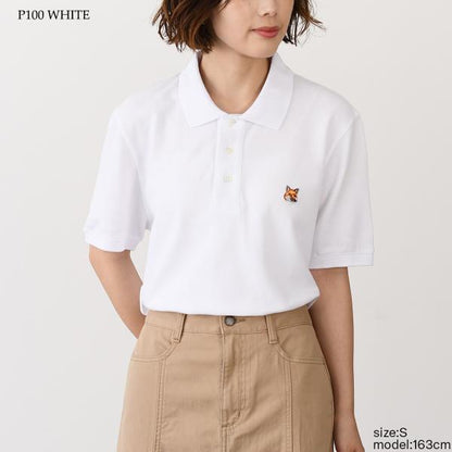 MAISON KITSUNE フォックスヘッド パッチ レギュラー ポロ