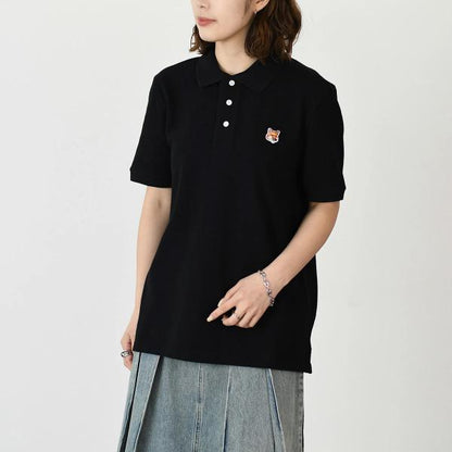MAISON KITSUNE フォックスヘッド パッチ レギュラー ポロ