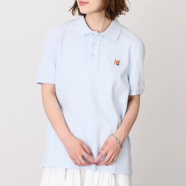 MAISON KITSUNE フォックスヘッド パッチ レギュラー ポロ