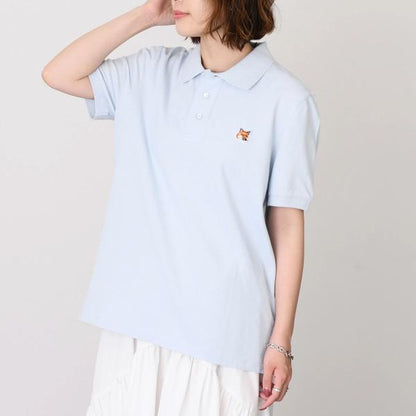 MAISON KITSUNE フォックスヘッド パッチ レギュラー ポロ