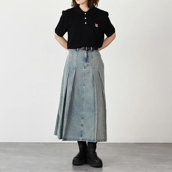 MAISON KITSUNE フォックスヘッド パッチ レギュラー ポロ