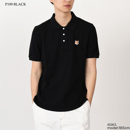 MAISON KITSUNE フォックスヘッド パッチ レギュラー ポロ