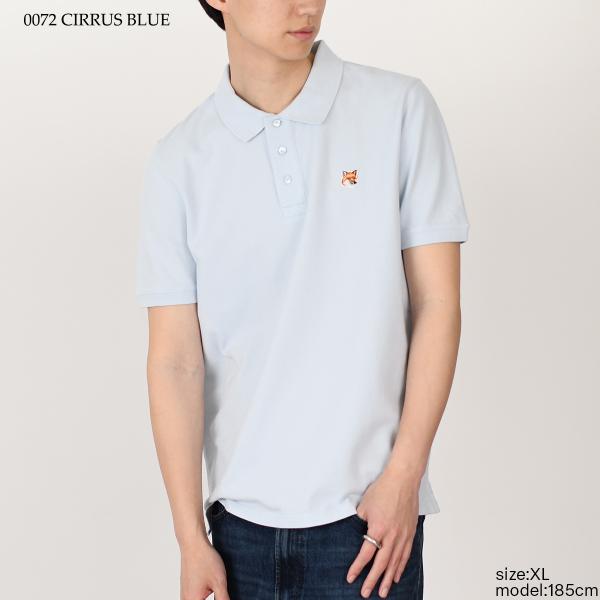 MAISON KITSUNE フォックスヘッド パッチ レギュラー ポロ