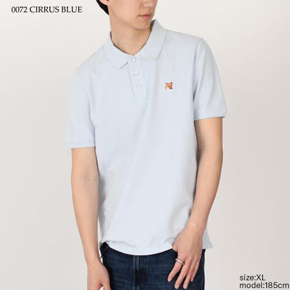 MAISON KITSUNE フォックスヘッド パッチ レギュラー ポロ