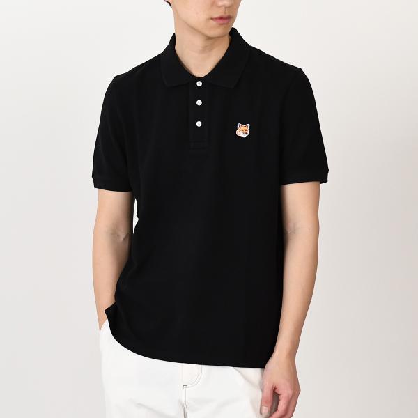 MAISON KITSUNE フォックスヘッド パッチ レギュラー ポロ