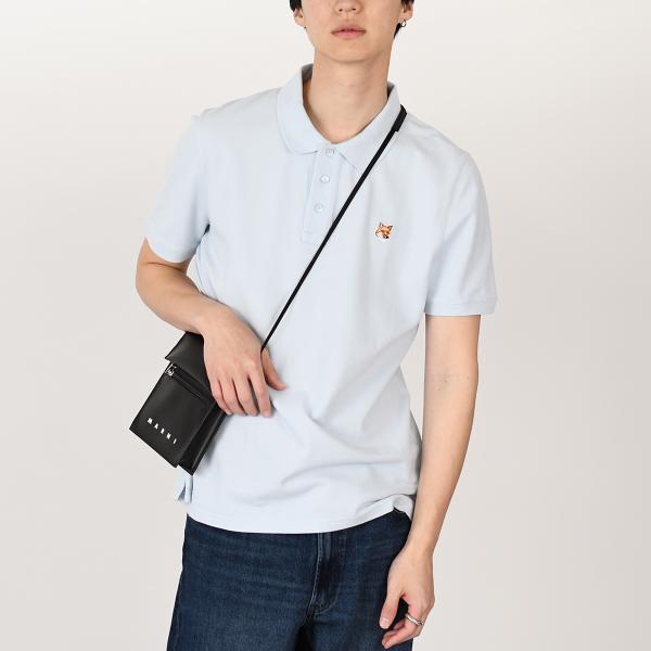 MAISON KITSUNE フォックスヘッド パッチ レギュラー ポロ