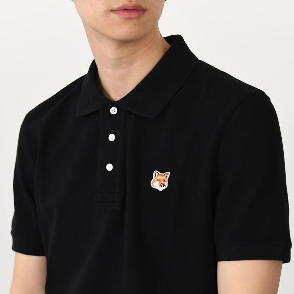 MAISON KITSUNE フォックスヘッド パッチ レギュラー ポロ