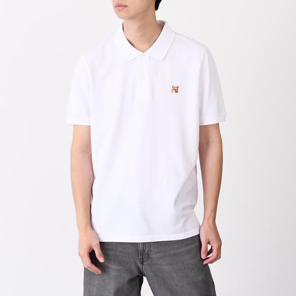 MAISON KITSUNE フォックスヘッド パッチ レギュラー ポロ