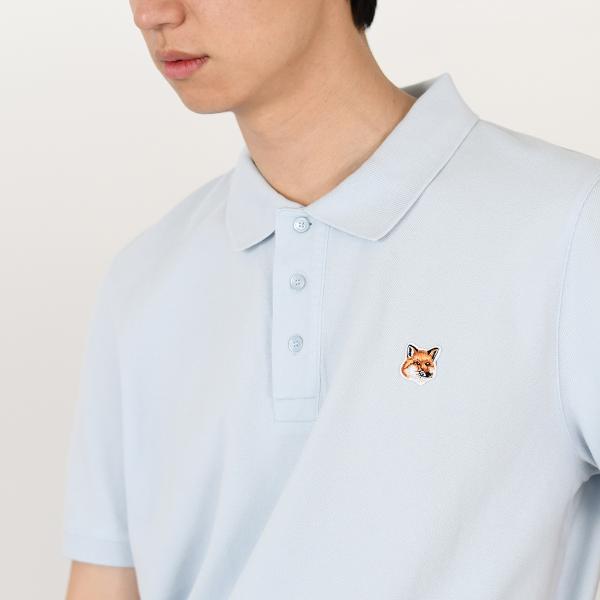 MAISON KITSUNE フォックスヘッド パッチ レギュラー ポロ