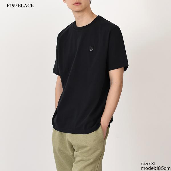 MAISON KITSUNE ボールド フォックスヘッド パッチ コンフォート Tシャツ