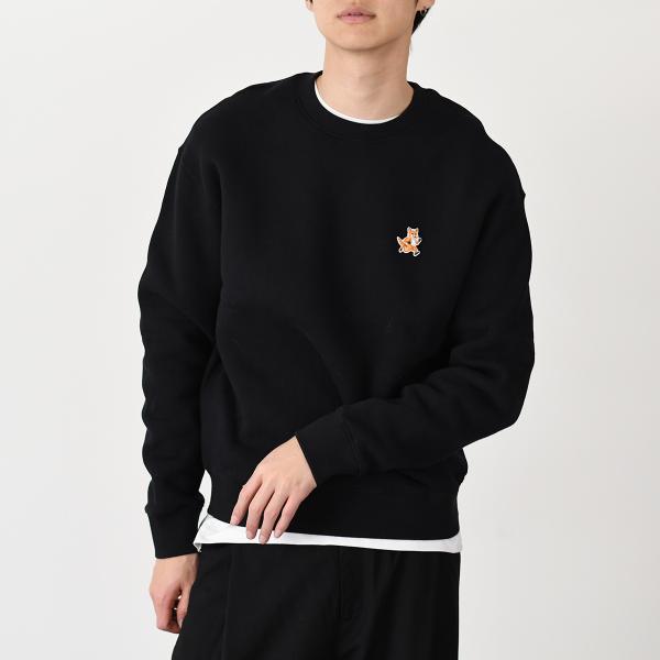 MAISON KITSUNE スピーディ フォックス パッチ コンフォート スウェットシャツ