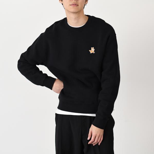 MAISON KITSUNE スピーディ フォックス パッチ コンフォート スウェットシャツ